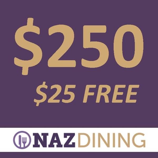 Picture of $250 Dining Dollars + $25 Dining Dollars FREE